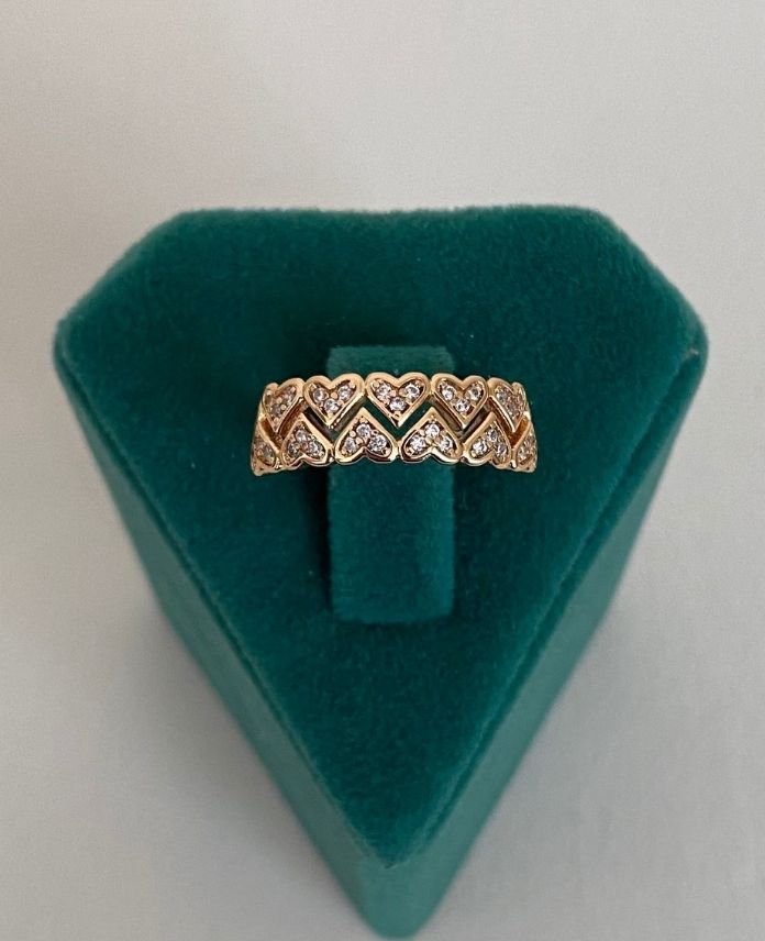 XNUMARALIKUCUKCOKKALPR-1.jpg Xuping Numaralı Küçük Çok Kalp Yüzük - Görsel 1