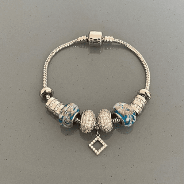 Xuping Dikdörtgen Mavi Pndr