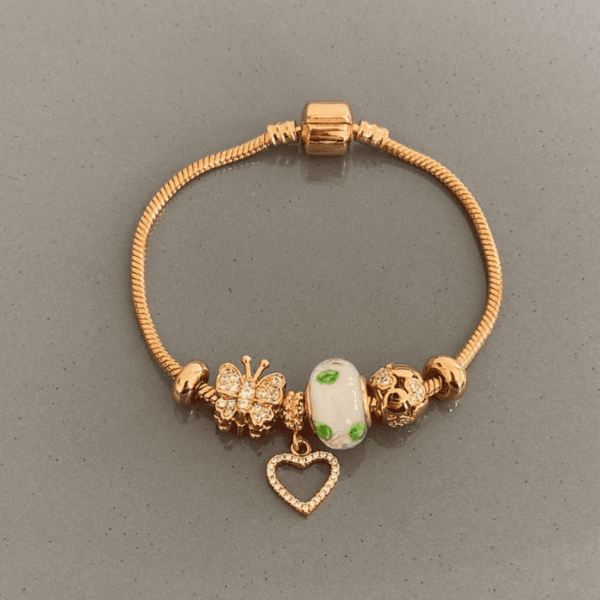 Xuping Kalp Kelebek Beyaz Pndr