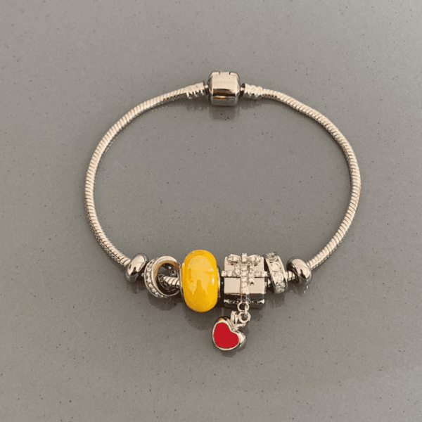 Xuping Kırmızı Kalp Sarı Pndr