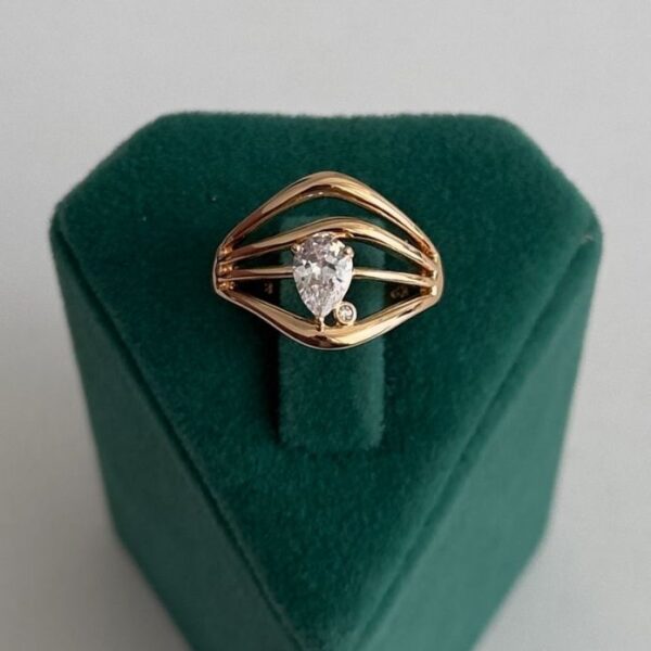 Xuping Numaralı 4 Lü Damla Taşlı Yüzük