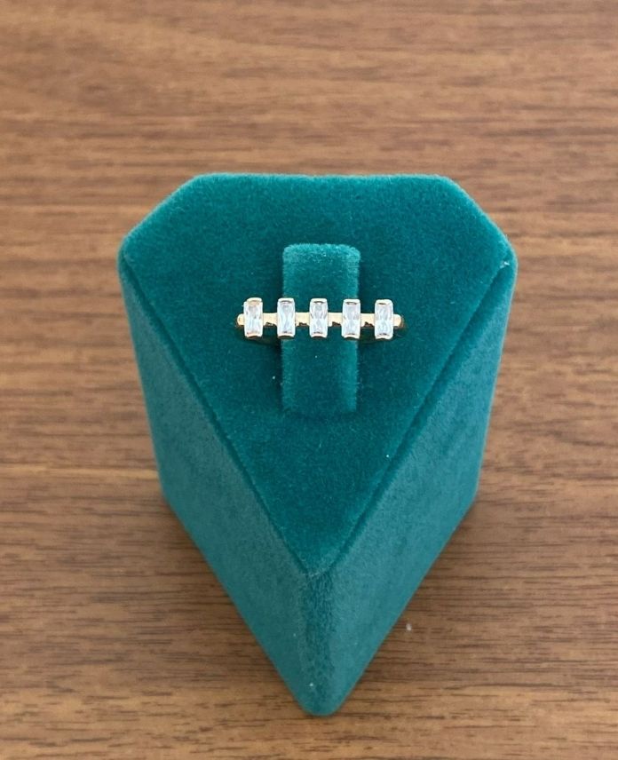 XYUNUMARALI5DIKDORTGENTASR-1-1.jpg Xuping Numaralı 5 Dikdörtgen Taş Yüzük - Görsel 1