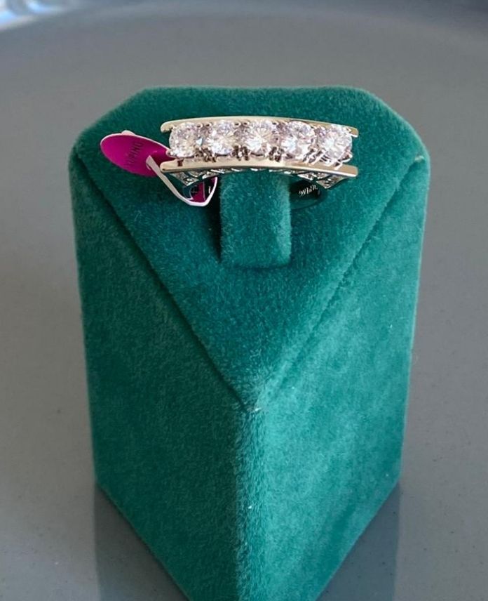 XYUNUMARALI5TASS-1.jpeg Xuping Numarallı Beştaş Yüzük - Görsel 1