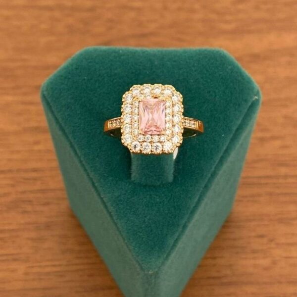 Xuping Numaralı Pembe Baget Yüzük