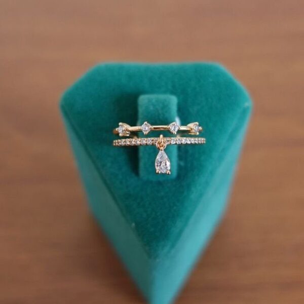 Xuping Numaralı Damla Taş Yüzük