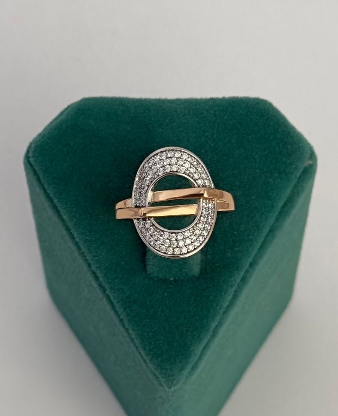 XYUNUMARALIELIPSTASLIORTASIDUZGECMELIM-1.jpg Xuping Numaralı Elips Taşlı Geçmeli Yüzük - Görsel 1