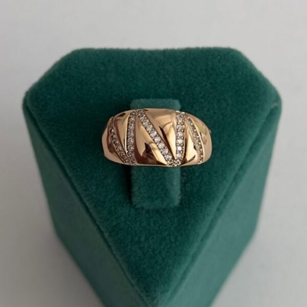 Xuping Numaralı Kalın Bombe Çapraz Yüzük