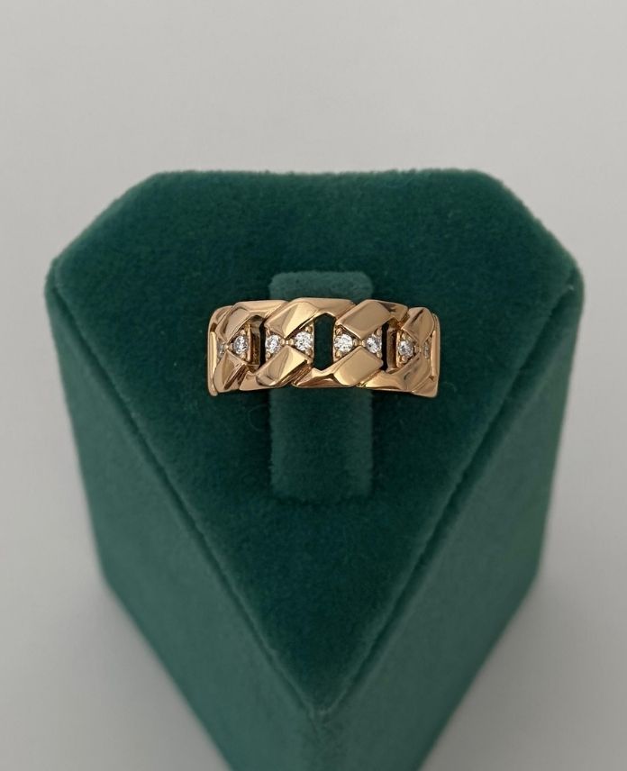 XYUNUMARALIKALINZINCIRARALARITASLI2R-1.jpg Xuping Numaralı Kalın Zincir Taşlı Yüzük - Görsel 1