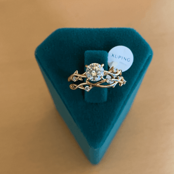 Xupıng Numaralı Tektaş İkili Yüzük