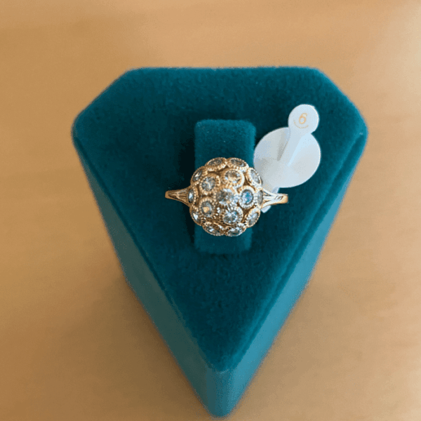 Xupıng Numaralı Yuvarlak Taşlı Yüzük