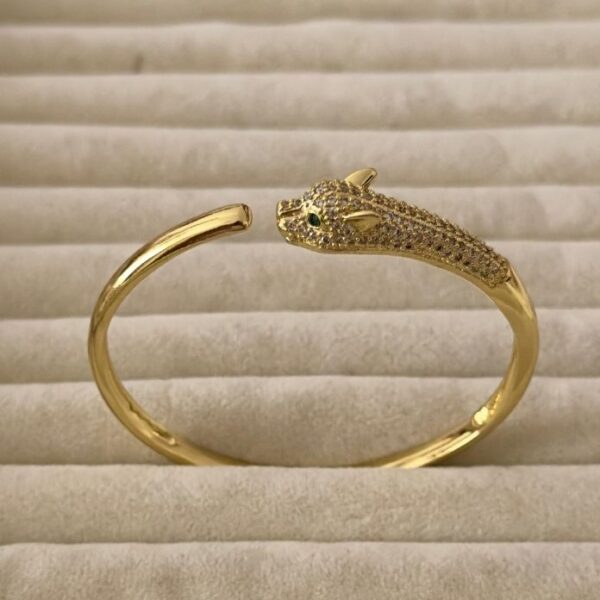 Zirkon Kaplan Taşlı Kelepçe